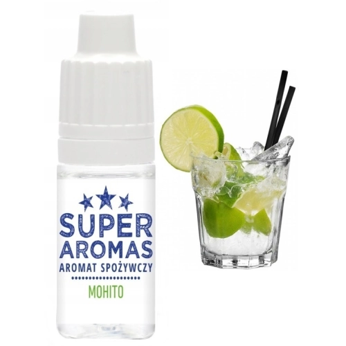 Aromat dodatek spożywczy tort krem deser żelki napój Mohito mięta 10ml